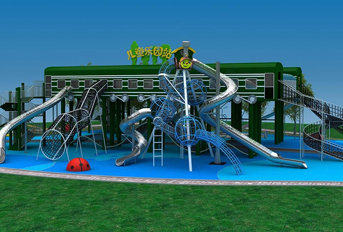 陕西不锈钢滑梯厂家对围栏的三个设计要求