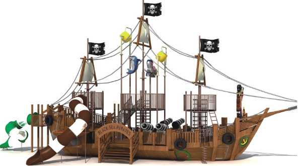 常见的大型户外陕西非标定制滑梯的材质都有哪些？